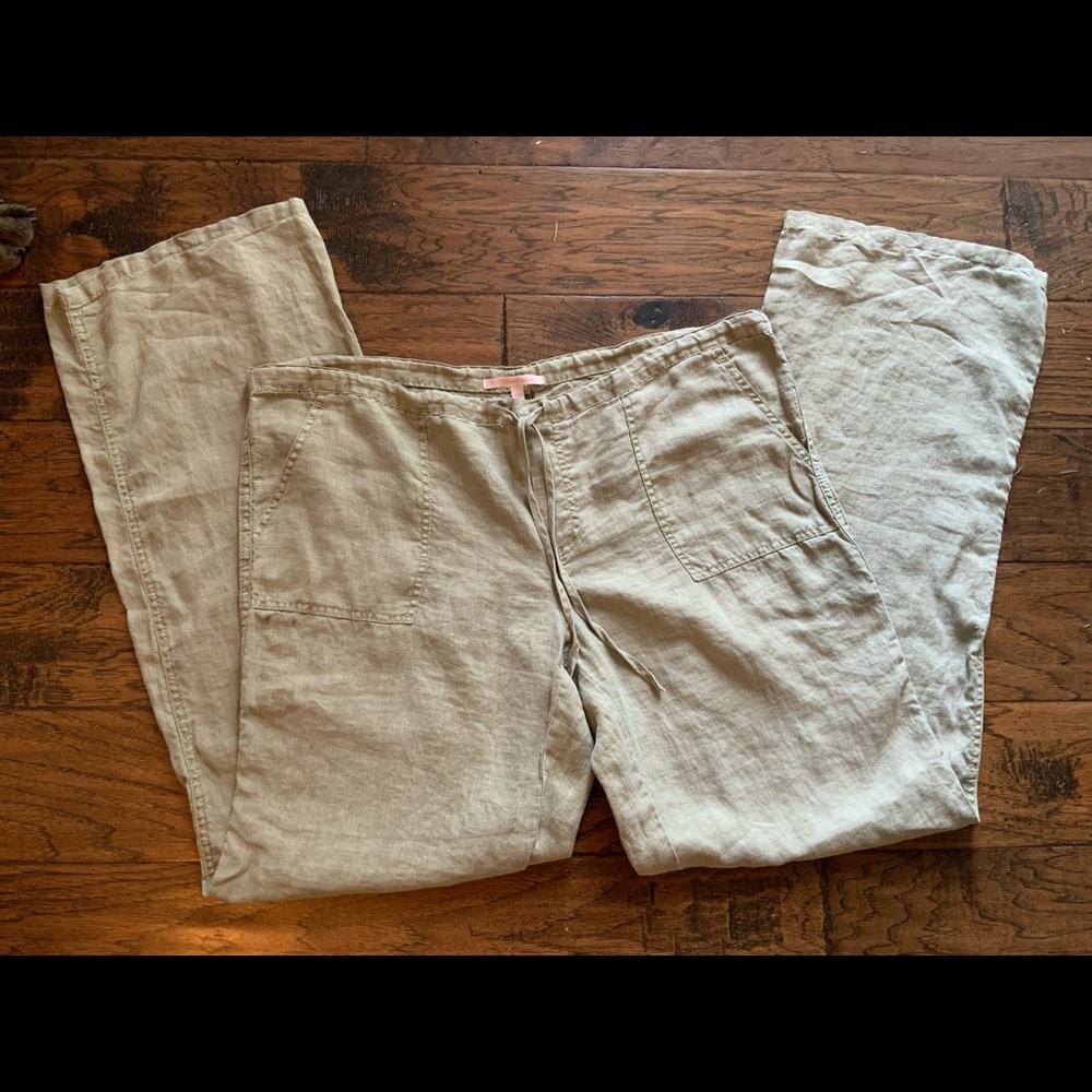 Victoria’s Secret linen drawstring pants